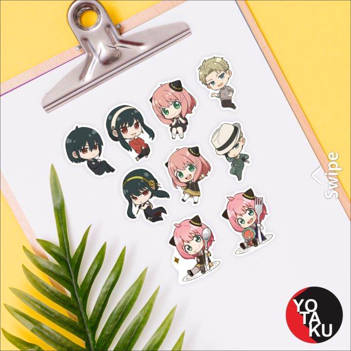 Stiker Sticker Anime Spy X Family SA15604 Anya Loid Yor YOTAKUSHOP ...