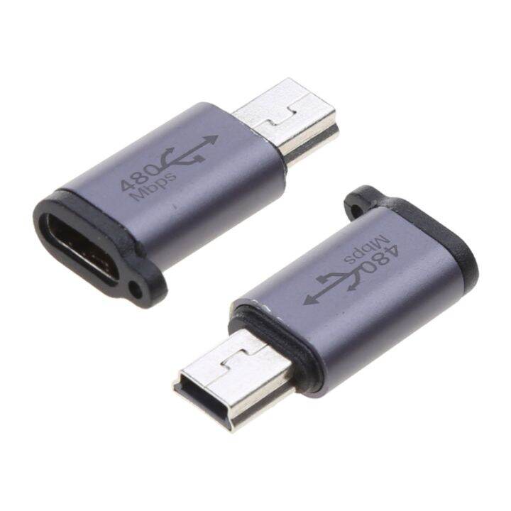 usb-อะลูมิเนียมอัลลอย-c-เพื่อไมโคร-usb-อะแดปเตอร์-usb-ขนาดเล็กสำหรับกล้องถ่ายรูปแท็บเล็ตโทรศัพท์มือถือ