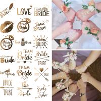 hotx【DT】 10/20pcs Bridal Temporary Bachelorette Hen Sticker Marriage Bride to Wedding Dating Theme Dec