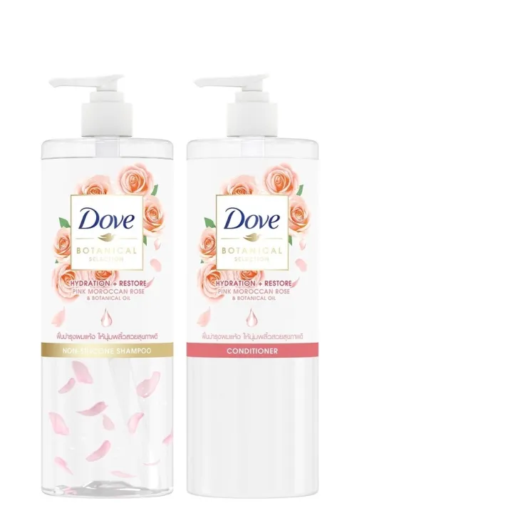 Fast delivery [BUNDLE] DOVE Botanical for Damaged Hair Restore Shampoo