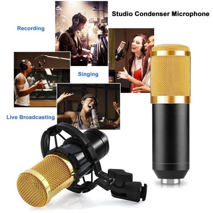 at-first-bm-800-condensor-microphone-ไมค์โครโฟนอัดเสียง-set-sound-card-usb-black