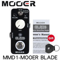 MOOER BLADE Metal Distortion Guitar Effect Pedal 3 Modes True Bypass Full Metal Shell with 3 working modes Lo Boost Boost Off