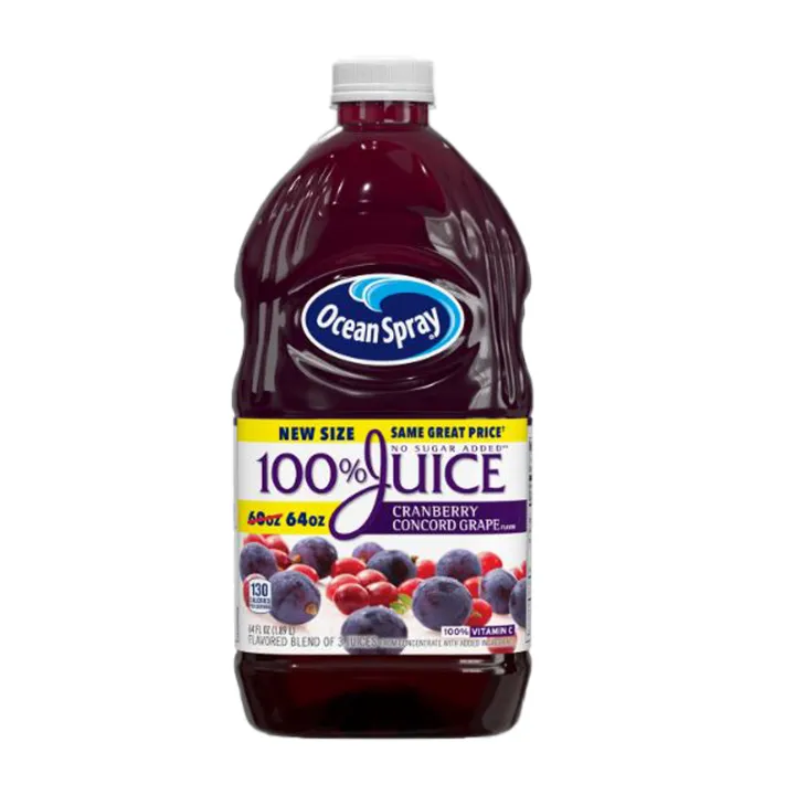 Original Ocean Spray Cranberry Concord Grape Juice 1.89Liters
