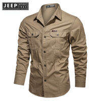 JEEP SPIRIT 1941 ESTD ใหม่เสื้อลำลองผู้ชาย5XL 6XL ชาย Overshirt 2020ทหารเสื้อผู้ชายเสื้อผ้าเสื้อเสื้อ