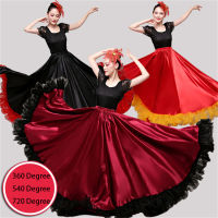 Gypsy Spain Flamengo Gril Dance Dress Flamencodance Costume Women Vestidos Performance 360540720 Degree Chorus Belly Dance