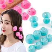 10PCS Magic Hair Rollers Heatless Silicone Hair Curlers Self Grip DIY Hair Styles for Long Medium Short Hair Women Girls Cleaning Tools