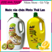 Nước Rửa Chén Đậm Đặc Pinto Thái Lan 1800ml - Hương KIWI , Hương Chanh