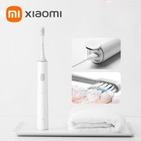 2023เหมาะสำหรับ Xiaomi แปรงสีฟันไฟฟ้า T300 MIJIA แปรงโซนิคอัจฉริยะเครื่องสั่นฟันขาวด้วยคลื่นอัลตร้าโซนิคไร้สายน้ำยาทำความสะอาดเพื่อสุขอนามัยช่องปาก