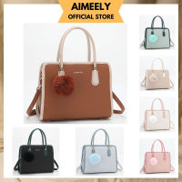 Aimeely Official Store กระเป๋าถือ กระเป๋าสะพายไหล่ หรูหรา สําหรับสตรี AM2198 be