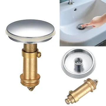 Bathroom Sink Drain Stopper Sink Tap Push Button Pop Up Waste Plug