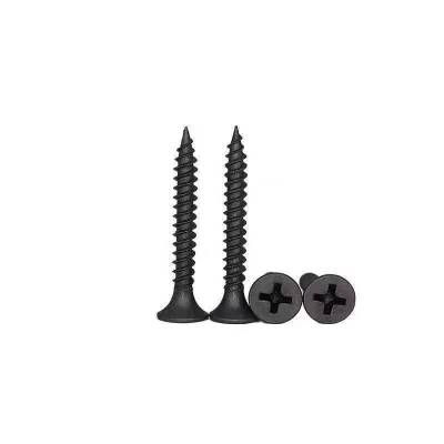 【❂Hot On Sale❂】 baoqingli0370336 1 pcs 3.5*16 high strength self-tapping nails drywall nails cross countersunk woodworking screws gypsum board keel special black stiffening 015