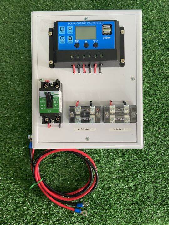 ชุดนอนนา-ชุดคอนโทรล-ชาร์จเจอร์-โซล่าเซลล์-พลังงานแสงอาทิตย์-12v-24v-ประกอบสำเร็จพร้อมไปใช้งาน-รองรับแผง-390w-แบต200a