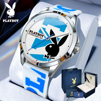 Top PLAYBOY Luxury watch for men original brand waterproof 2023 new cool silicon strap men sports watches with box