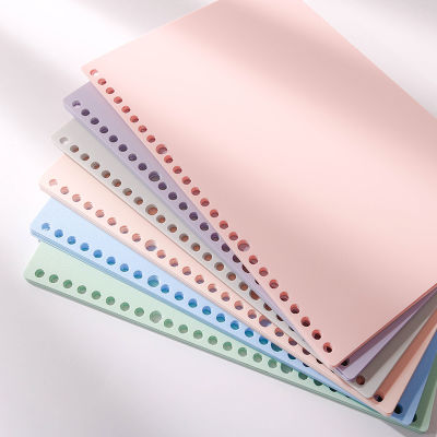6 Sheets A4 B5 A5 302620 Holes Transparent PP Loose-leaf Cover Index Divider Separator Notebook Accessory Stationery Useful