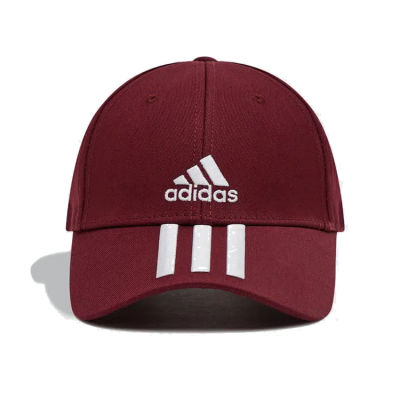 Adidas หมวกแก๊ปอดิดาส Adidas Baseball-3 Stripes Twill Cap HD7237 (Shadow Red / White / White) สินค้าลิขสิทธิ์แท้