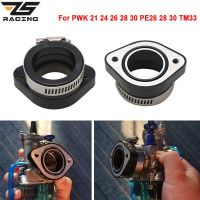 【cw】Motorcycle accessories ZS Racing Motorcycle Carburetor Rubber Adapter Inlet Intake Pipe For PWK 21 24 26 28 30 PE 26 28 30 TM33 VM24 TM28 Dirt Bike