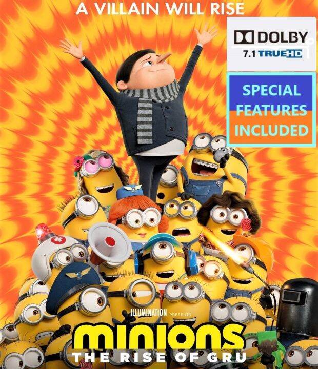 BLURAY Minions The Rise Of Gru (2022) [Dolby True-HD 7.1] Animation ...