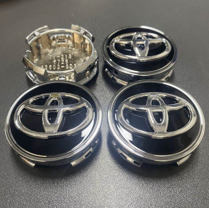 JC 4 Pieces of 62mm Car Center Caps Suitable for Toyota Corolla, Camry