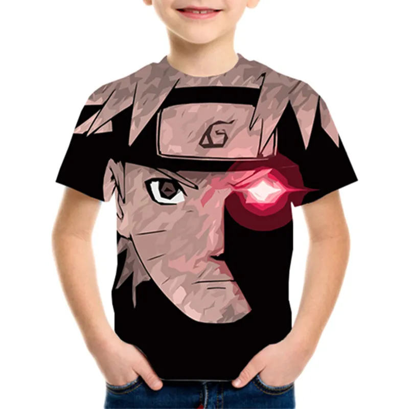 Moda New Summer Kids 3D Naruto Imprimir T-shirt dos meninos Respirável  Street Style Vortex Naruto T-shirt Crianças 4-14T Traje Dos Desenhos  Animados - AliExpress