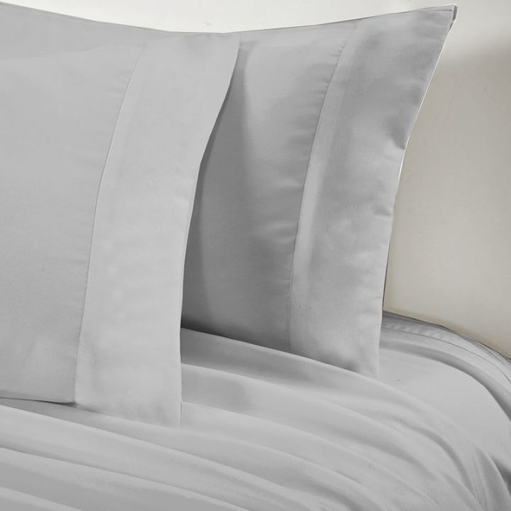 เตียงผ้าฝ้ายนุ่มผ้าปลอกหมอนหน้าแรกขนาดควีนไซส์ชุดสี่ชิ้นขนาดคิงไซส์ผ้าปูผ้าคลุมเตียงหรูหราขนาดเต็ม