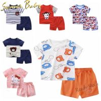 【hot sale】 ✎△ C10 Baju Raya Baby Girl Children Summer Wear T-shirt Sleeve Short Set Baby Kids Clothing Boy Dress