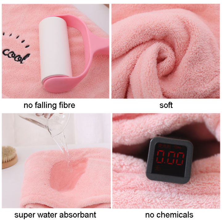 girls-for-button-with-frizz-absorbent-bath-head-soft-dry-wrap-ladies-towel-drying-hair