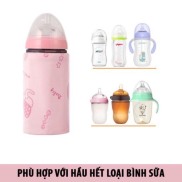 Túi ủ bình sữa thông minh giữ nhiệt bình sữa cho bé sử dụng cáp sạc USB
