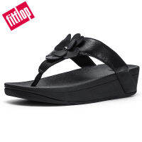 Original ใหม่เอี่ยม NO.1Fitflop ดอกไม้ออกแบบสุภาพสตรีรองเท้าแตะแฟชั่นแพลตฟอร์ม Flip Flops ลื่นส้นลาดรองเท้าแตะเรียบง่ายผู้หญิง