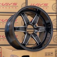 ล้อแม็กใหม่ K6 RACING ล้อเบา - สีดำขอบดำ - ขอบ18 งานKAYS (18 x 6รู139) - หน้ากว้าง 9.5 x 10.5 ET20/25 - ส่งฟรี Kerry Express- รบกวนสอบถามทางแชทก่อนคลิกสั่ง