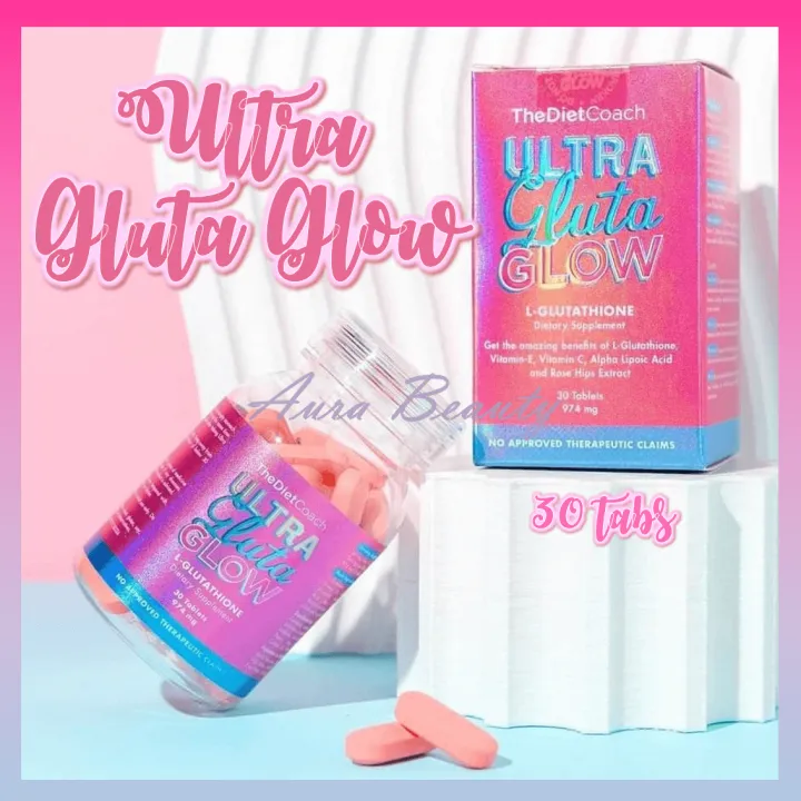 ULTRA GLUTA GLOW GLUTATHIONE | ON HAND | WITH FREEBIE | Lazada PH