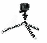 ขาตั้งกล้องสามขาแบบหนวดปลาหมึกขาเดียว Gorillapod ด้ามจับขนาดเล็กขาตั้งสามขายืดหยุ่นสำหรับ Gopro Hero 9 8 7 6 5 4 3กล้องแอคชั่นแคมเมราดิจิทัล Sjcam