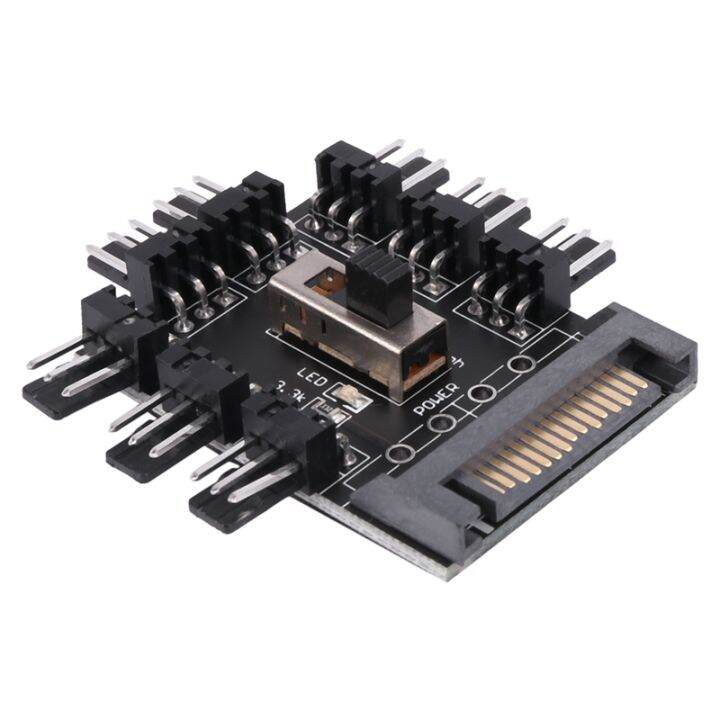 multi-way-splitter-cooler-cooling-fan-hub-pc-computer-sata-1-to-8-3pin-12v-power-socket-pcb-adapter-xxm8