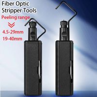 ☜✈ FTTH 4.5 29/19 40mm Optical Fiber Cable Jacket Slitter Round Cable Stripper Fiber Optic Tool Longitudinal transverse Dual use