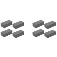 8Pcs Dry Floral Foam for Artificial Flowers Wet Floral Foam Bricks Grey Florist Styrofoam Blocks for Flower Arrangement