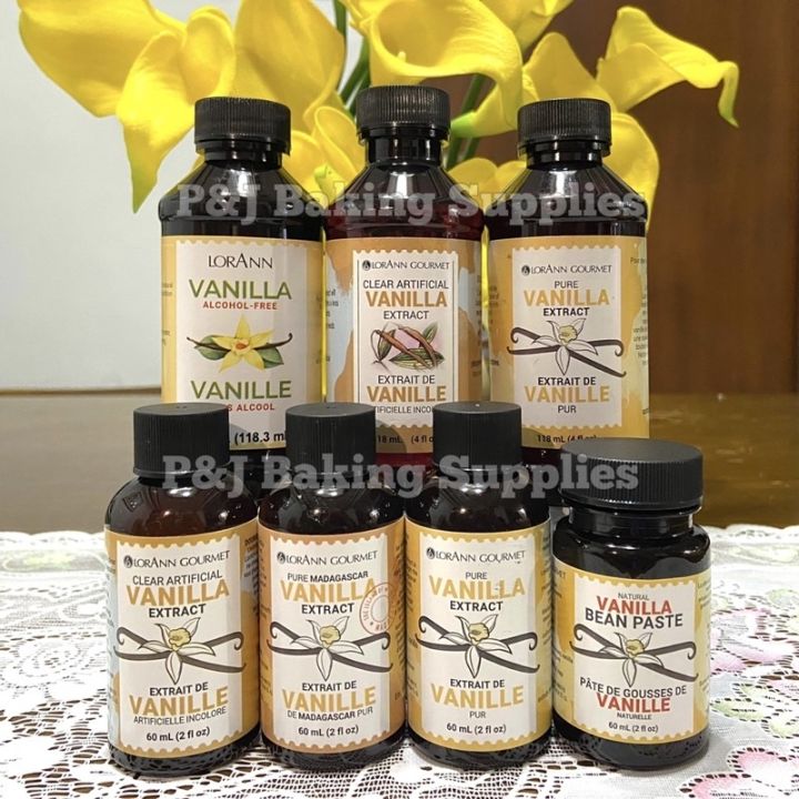 LorAnn Vanilla Extract (Pure Vanilla/ Vanilla Bean Paste/ Clear Vanilla/  Madagascar / Alcohol-Free )