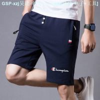 Champion Pure Cotton Casual Sports Shorts Mens Summer Loose Plus Size Five-Point Pants Mens Breeches Breathable Basketball Pants Summer