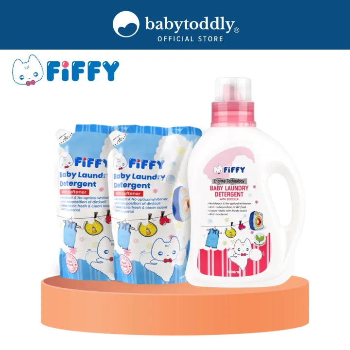 Fiffy Antibacterial Baby Laundry Detergent With Softener Lazada Singapore