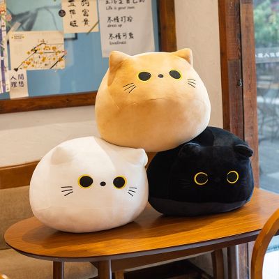 30CM Black Cat Pillow Plush Doll Cute and Cuddly Cat Plush Toys Pillow Plushie Stuffed Toys Childrens Toys Gifts