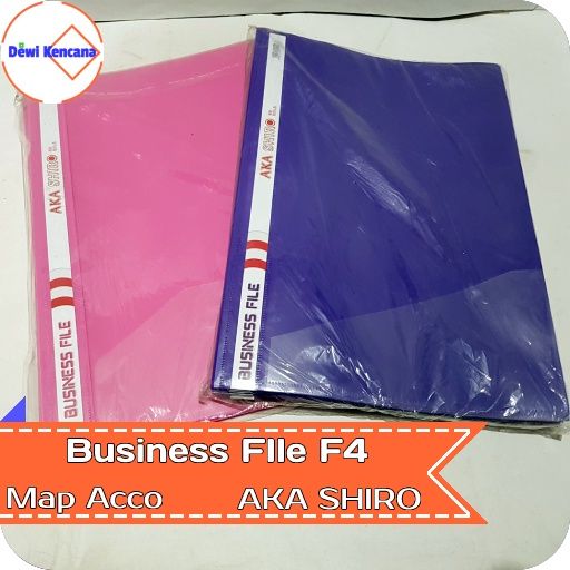 Business File Map Acco Snelhecter F4 Aka Shiro Map Plastik Lazada