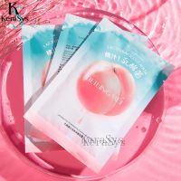 KeraSys ?? แผ่นมาสก์หน้า สูตรพีช บำรุงผิวและให้ชุ่มชื้น 1แผ่น Facial mask