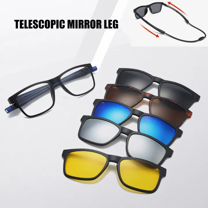 5PCS absorption polarizing glasses HD sunglasses aesthetic
