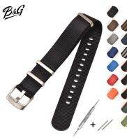 (พร้อมส่ง) Seat Belt NATO Nylon Strap สายนาโต้เนื้อผ้านุ่มลื่น หลากสีหลากลาย แถมเครื่องมือถอดสายและสปริงบาร์