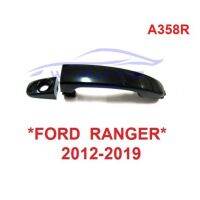 SALE 2 ชิ้น! สีดำเงา มีรู มือดึงประตู Ford Ranger Mazda 2012-2020 มือเปิดนอก ที่ดึงประตู มาสด้า ฟอร์ด เรนเจอร์ มือจับ มือเปิด ยานยนต์ อุปกรณ์ภายนอกรถยนต์ อื่นๆ