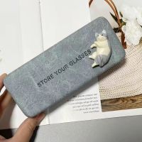 Women Eye Glasses Case Boy Hard Large Sunglasses Case Man Myopia Large Frame Eye Box Elegant Creative girl Small Eyeglasses Spectacles Box