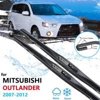 ใบมีดไม้เช็ดรถสำหรับ Mitsubishi Outlander 2007 2008 2009 2010 2011 2012เจนเนอเรชัน2rd กระจกบังลมอุปกรณ์เสริมรถยนต์ที่ปัดน้ำฝน