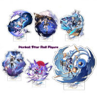 Mihoyo เกมใหม่ Honkai: Star Rail รูปมีนาคม7th อะคริลิครุ่นแผ่นคอสเพลย์แฟนของขวัญอะนิเมะพวงกุญแจ