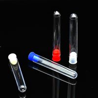 Plastic Test Tube 5ml Hard Benzene Test Tube 13 x 75 mm High Transparencies Polystyrene Tube With Caps 100 / PK