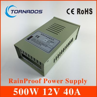 【hot】✇∏๑ 500W 12V 40A ac dc Rainproof power supply Output outdoor Switching Supply foe Led Strip FY-500-12