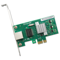 Winyao WY573T PCI-E X1 RJ45 Gigabit LAN Ethernet การ์ดเครือข่าย NIC สำหรับเดสก์ท็อปคอมพิวเตอร์ In 82573 1000 Mbps ROS