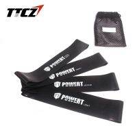 【CW】 4pcs /set TTCZ Resistance Band 4 Level Pilates Gym Exercise With Carry Training